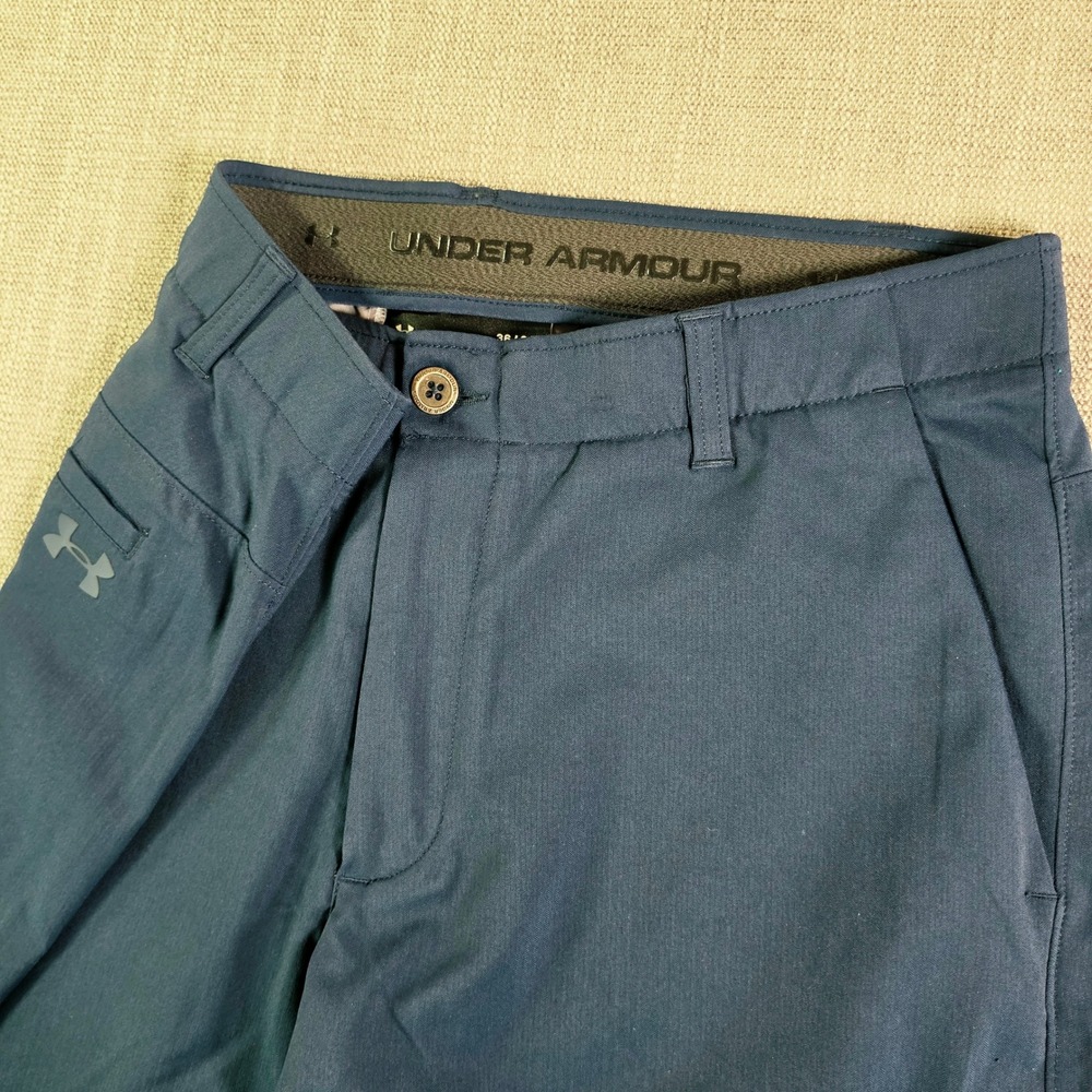 Under‎ Armour Match Play Pants Mens 36/34 Navy Blue Stretch Performance Golf
